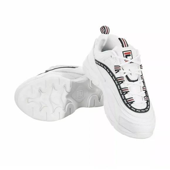 Fila Women's Fila-Ray-Repeat Size 7.5 Color White/fila Navy - Picture 5 of 9